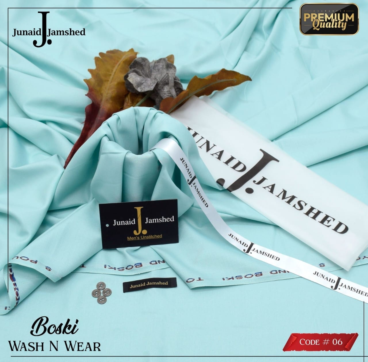 J. By Junaid Jamshed Boski Wash&Wear Unstitched Vol 16