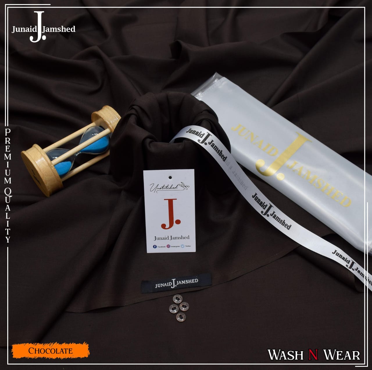 J. By Junaid Jamshed Boski Wash&Wear Unstitched Vol 16